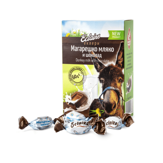 ДЪВЧАЩИ БОНБОНИ С ПЪЛНЕЖ ОТ БИО МАГАРЕШКО МЛЯКО И С ВКУС ШОКОЛАД - АЛПИ