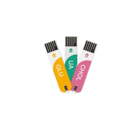 Microlife Multiplex глюкомер за измерване на кръвна захар, общ холестерол и пикочна киселина