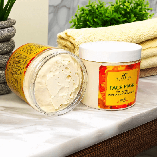 Маска за лице за суха кожа с екстракт от невен 200 мл - Христина