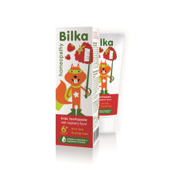 Детска хомеопатична паста за зъби 6+ с аромат на малина – 50 мл - Билка