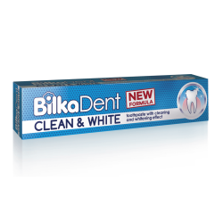 Паста за зъби Clean&White  с почистващо и избелващо действие – 75 мл - Билка