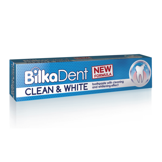 Паста за зъби Clean&White  с почистващо и избелващо действие – 75 мл - Билка