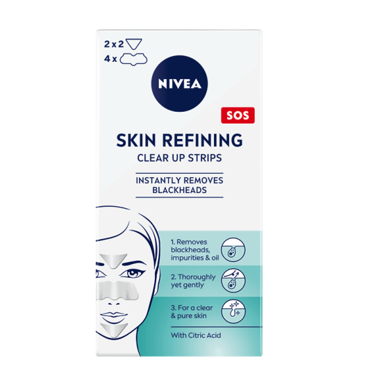 Почистващи лепенки за премахване на черни точки, 6 бр - Nivea