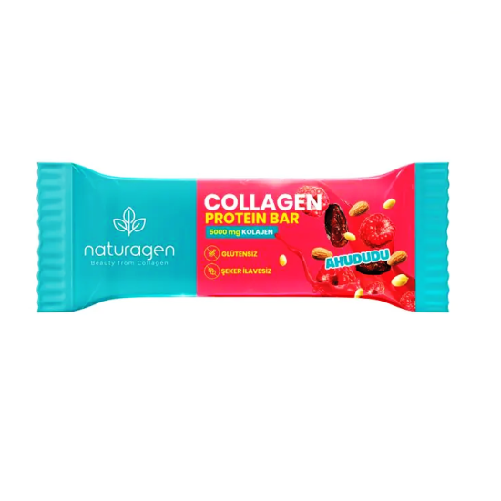 КОЛАГЕНОВО ПРОТЕИНОВО БАРЧЕ С ВКУС НА МАЛИНА, 5000мг колаген, 35гр., 12бр./кутия, Биохерба