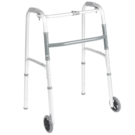 Алуминиева проходилка за възрастни с колела