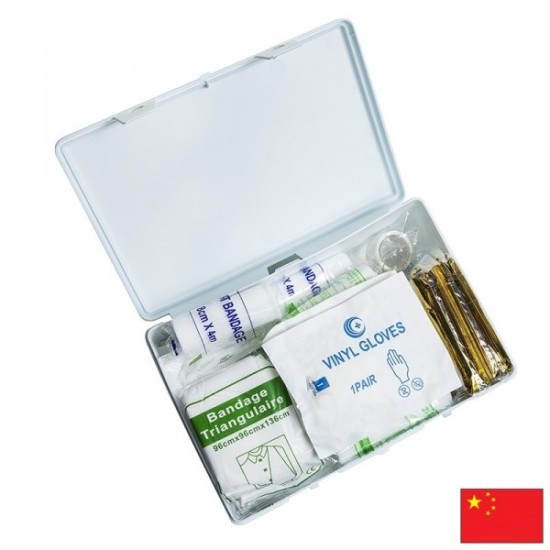 Комплект за първа помощ Пълно оборудване при спешни случаи кутия, 1 бр.