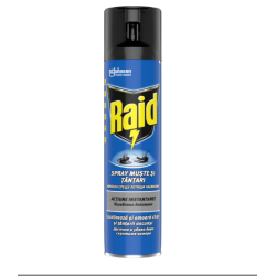RAID Аерозол Син срещу летящи, инсектицид, 400 мл - SC Johnson