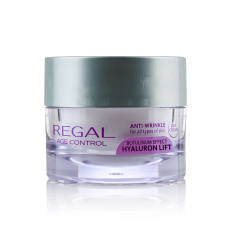 Дневен крем против бръчки UV A + UV B REGAL AGE CONTROL HYALURON LIFT 45 мл - Роза Импекс