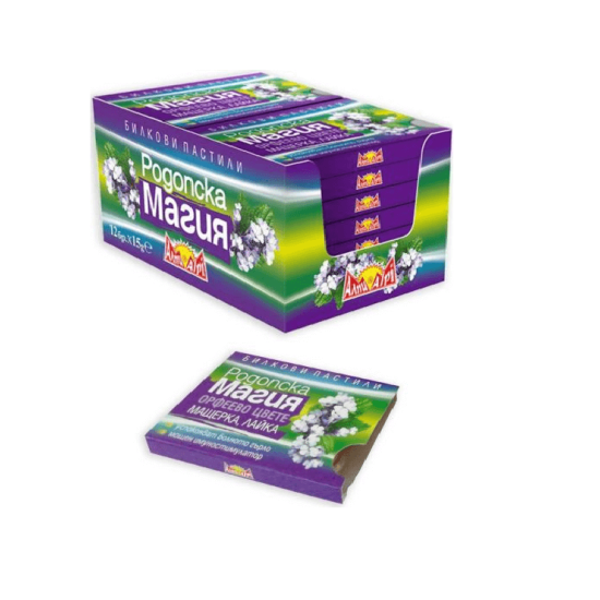 РОДОПСКА МАГИЯ Билкови пастили ОРФЕЕВО ЦВЕТЕ 6 бр. - Алпи