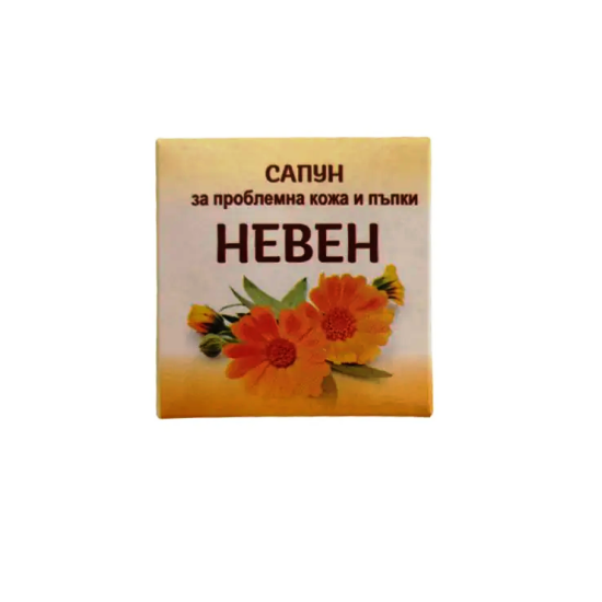 Билков тоалетен сапун против акне с екстракт от невен 60 грама - МИЛВА