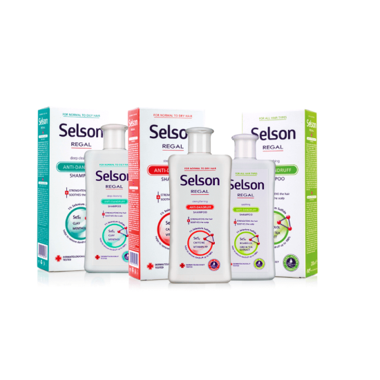 Шампоан против пърхот за всеки тип коса SELSON REGAL 200 мл - Роза Импекс