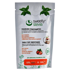 Суитли Стевия, подсладител на прах, 125гр - "Д - А"