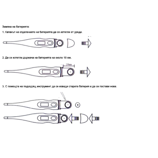 TERMAX FLEX Електронен термометър с мек накрайник