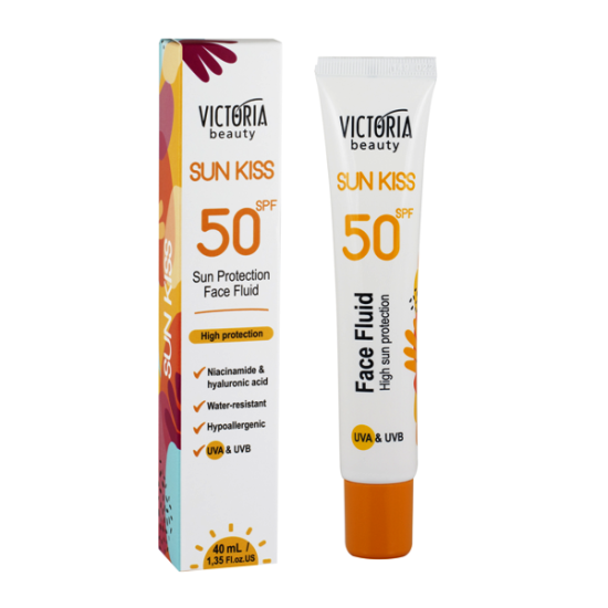 Sun Kiss SPF 50 флуид за лице 40 мл -Виктория