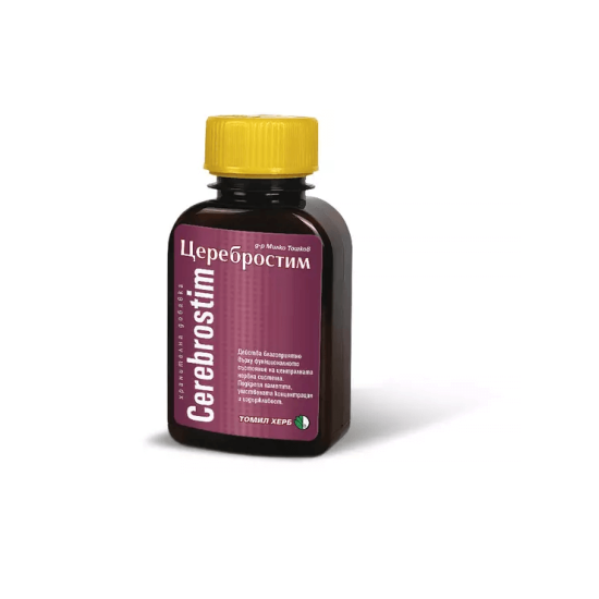 Церебростим Билков продукт при намалена памет, световъртеж и шум в ушите 120 таблетки - Томил Херб