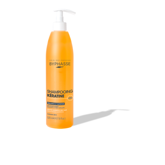 Шампоан с кератин за суха коса 520 мл, BYPHASSE