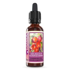 Масло от българска Шипка - при бръчки, белези, петна, Radika, 20 мл - Биохерба