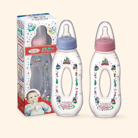 Шише за хранене с дупка 240 мл - Camera