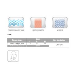 Ортопедична яка за шия с мека фиксация и твърда подложка 1005 III - MedTextile
